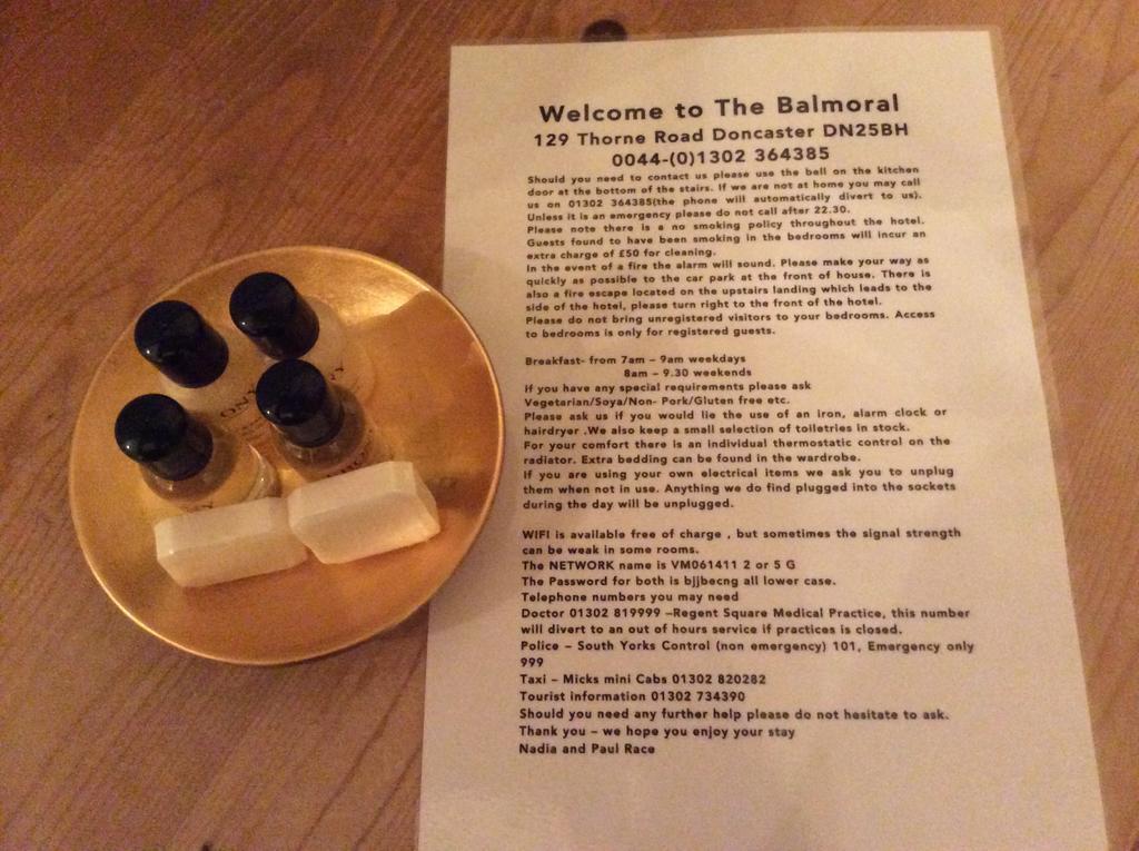 Balmoral Hotel Doncaster Luaran gambar